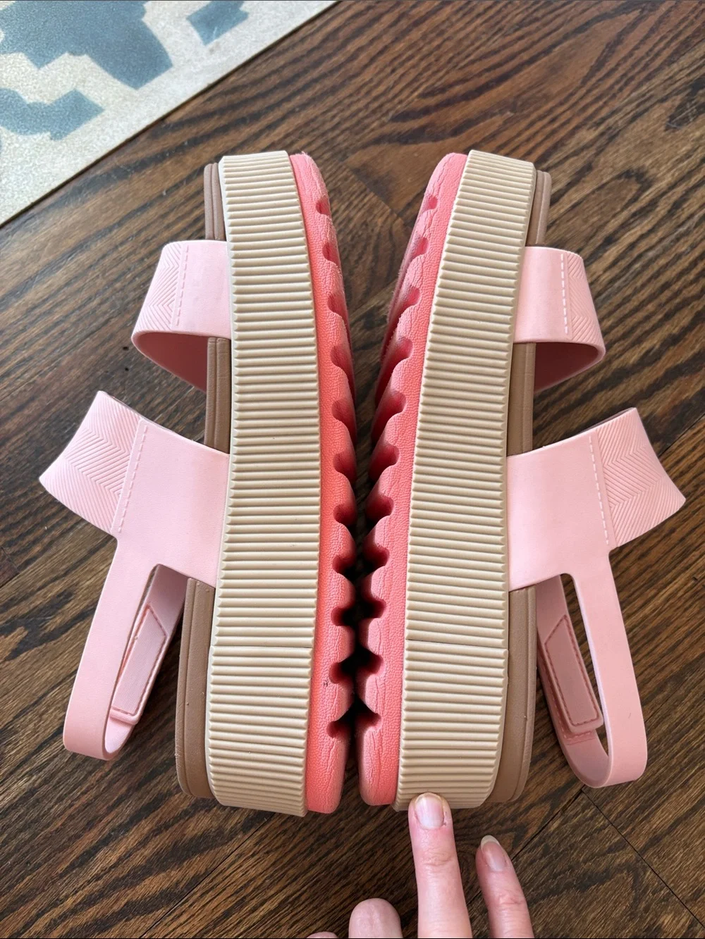 Reef Women's Light Pink Platform Slingback Sandals - Picture 5 of 5